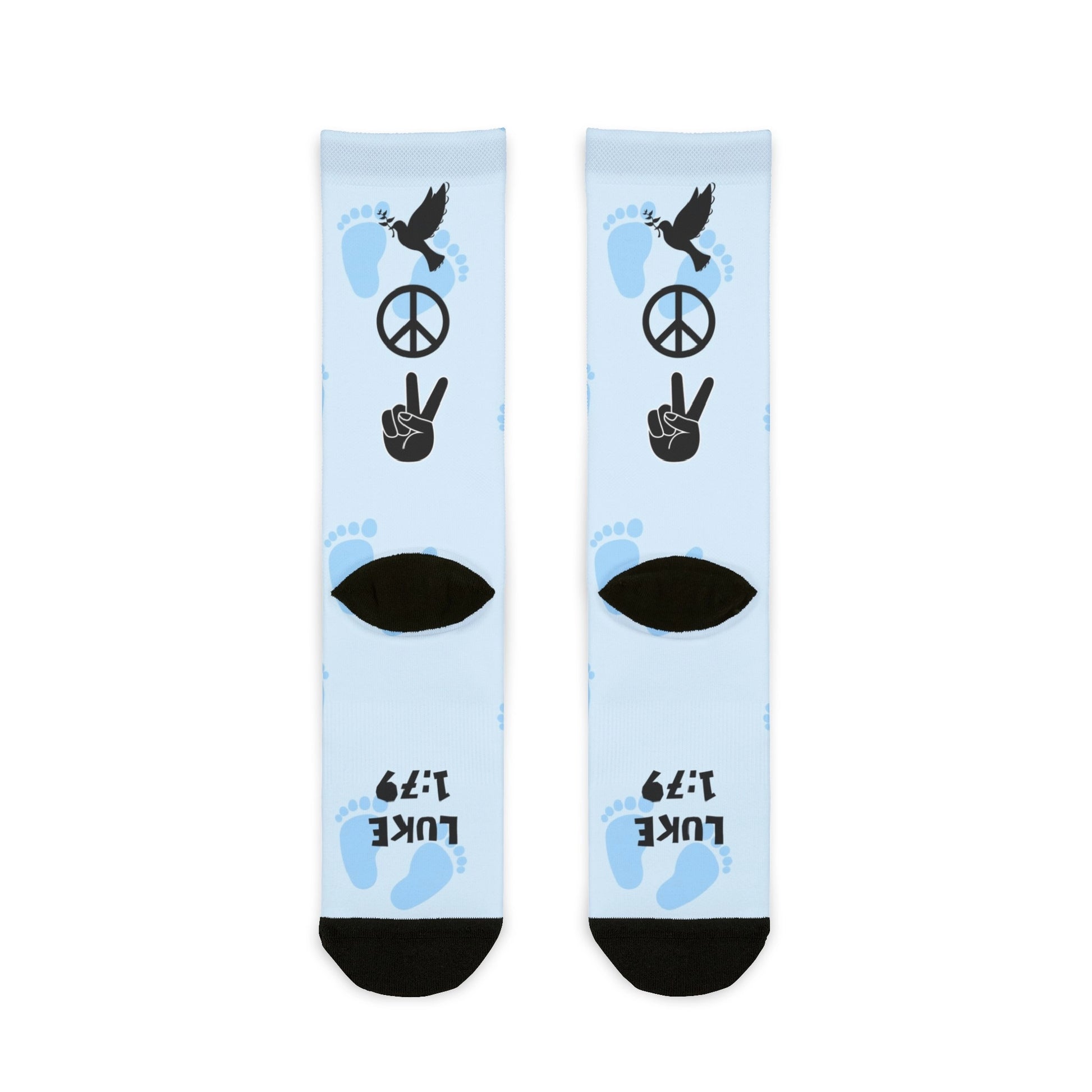 Guide Our Feet bible socks backs