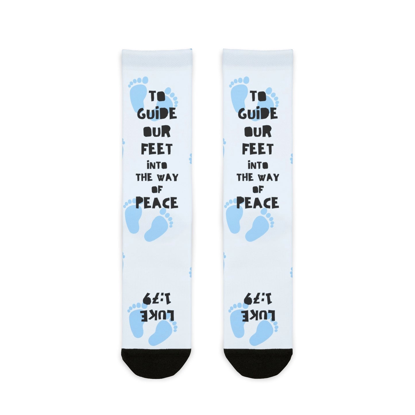 Guide Our Feet bible socks fronts