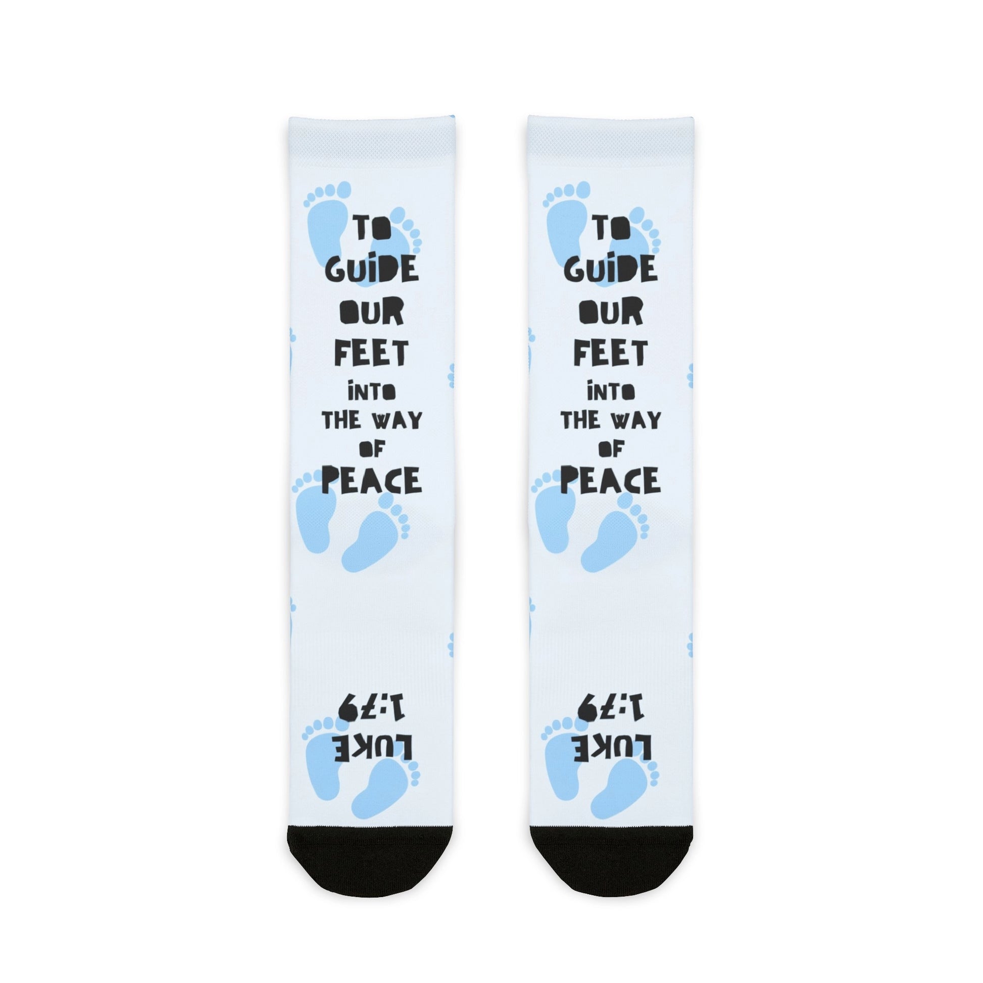 Guide Our Feet bible socks fronts