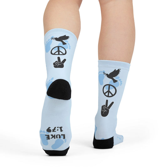 Walking with Guide Our Feet bible socks