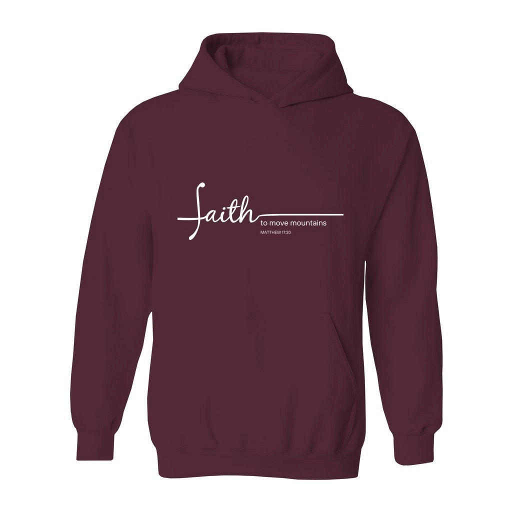 Burgundy Christian Faith Sweatshirt