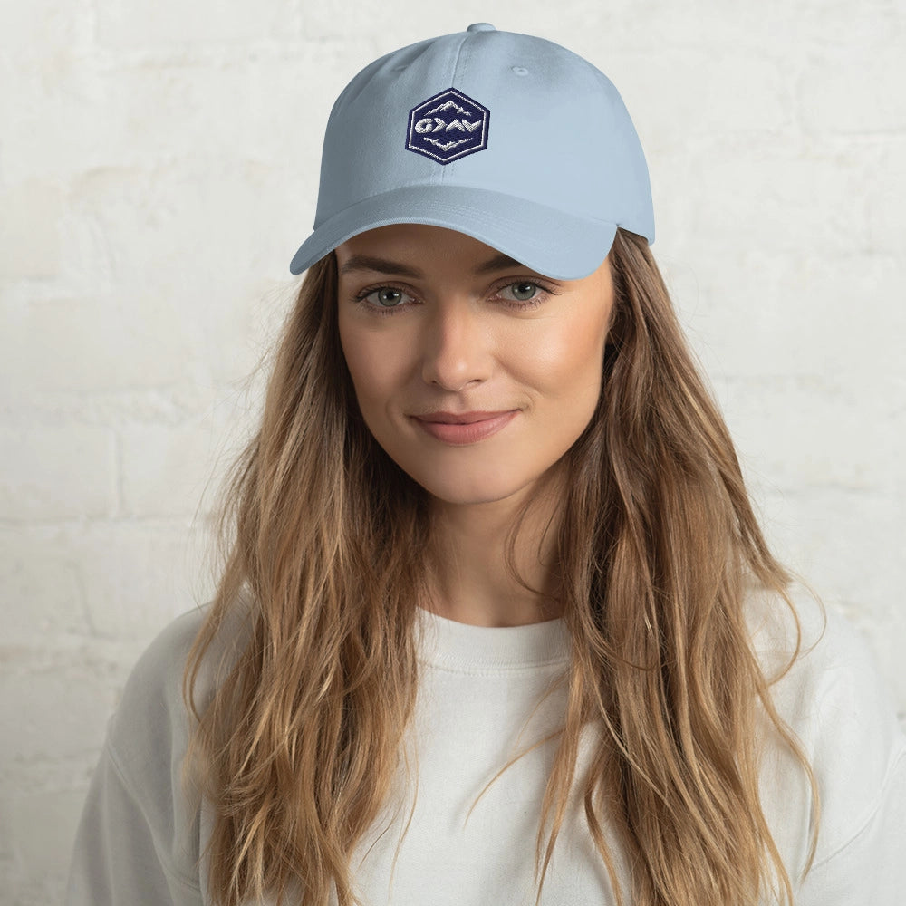 God is Greater Than Ups and Downs cap - light blue