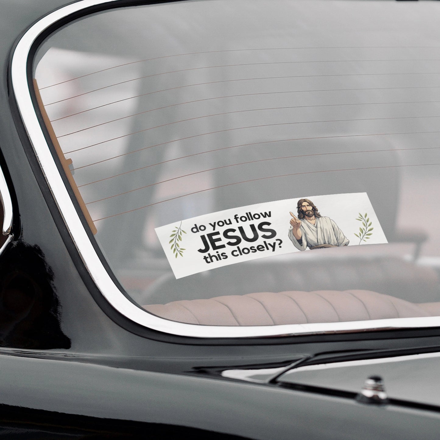 Christian Bumper Stickers Funny on back windshield