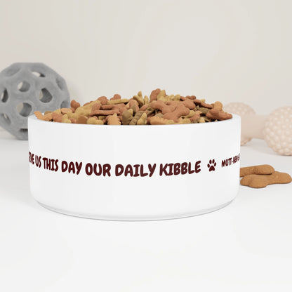 Funny Pet Kibble Bowl