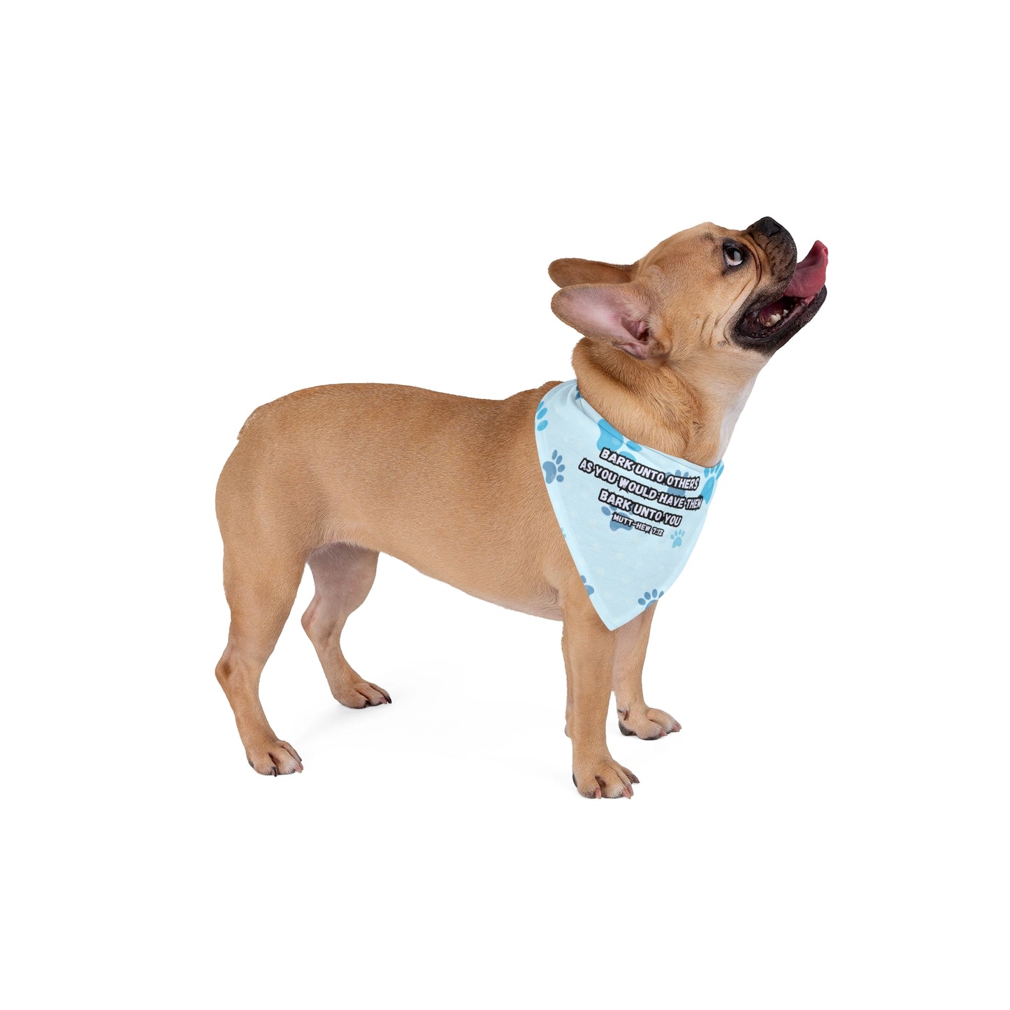 Funny Faith Pet Bandana ✞ Bark Unto Others