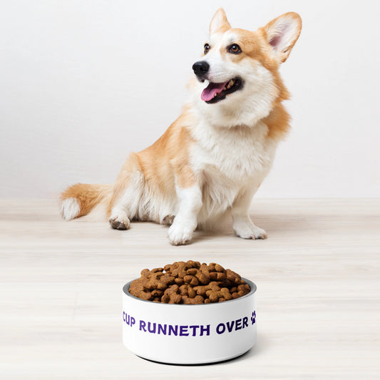 Funny Faith Dog Food Bowl