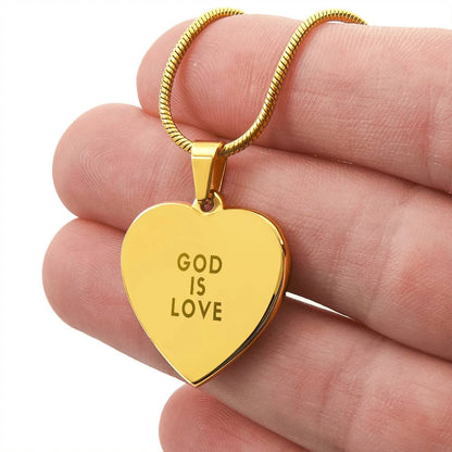 God is Love necklace - gold