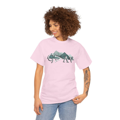 God is Greater Than Ups and Downs t-shirt - pink