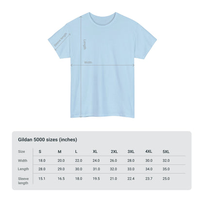God is Greater Than Ups and Downs t-shirt - size chart