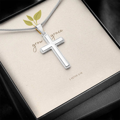 Grow in Grace Cross Faith Necklace