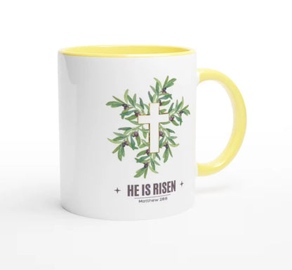 He is Risen ✞ Matthew 28:6 ✞ Coffee & Tea Mug