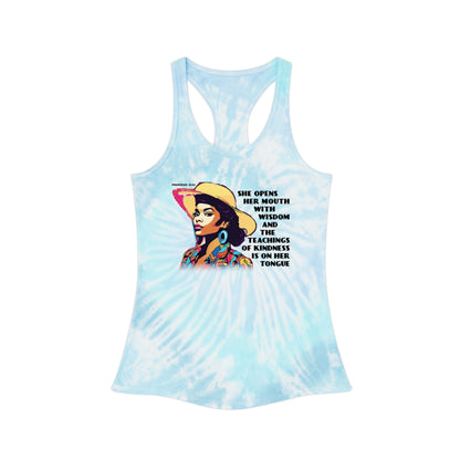 Proverbs woman's tank top