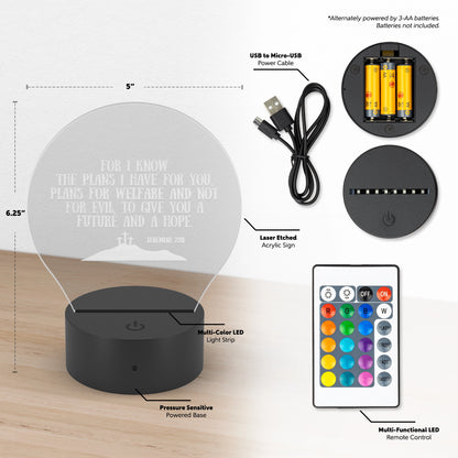 Verse of Salvation Jeremiah LED light accessories