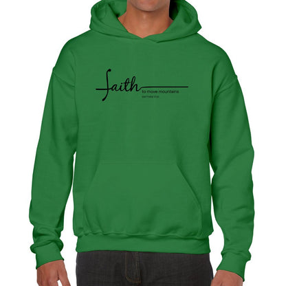 Faith to Move Mountains Hoodie - Irish Green