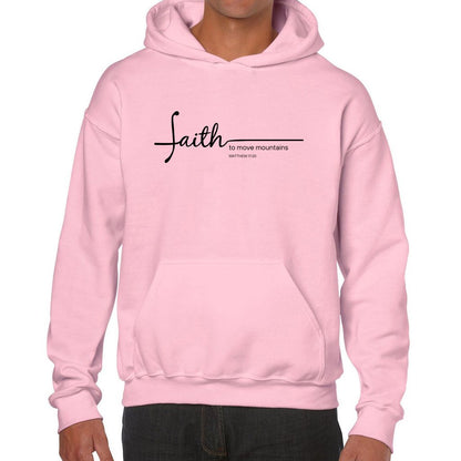 Faith to Move Mountains Hoodie - Light Pink