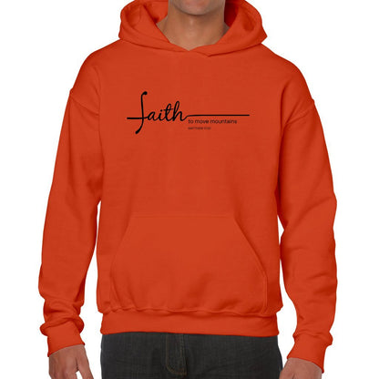 Faith to Move Mountains Hoodie - Red