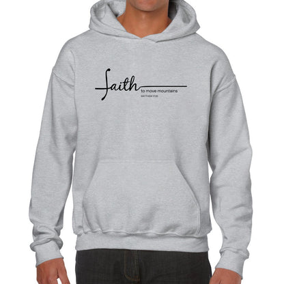 Faith to Move Mountains Hoodie - Grey